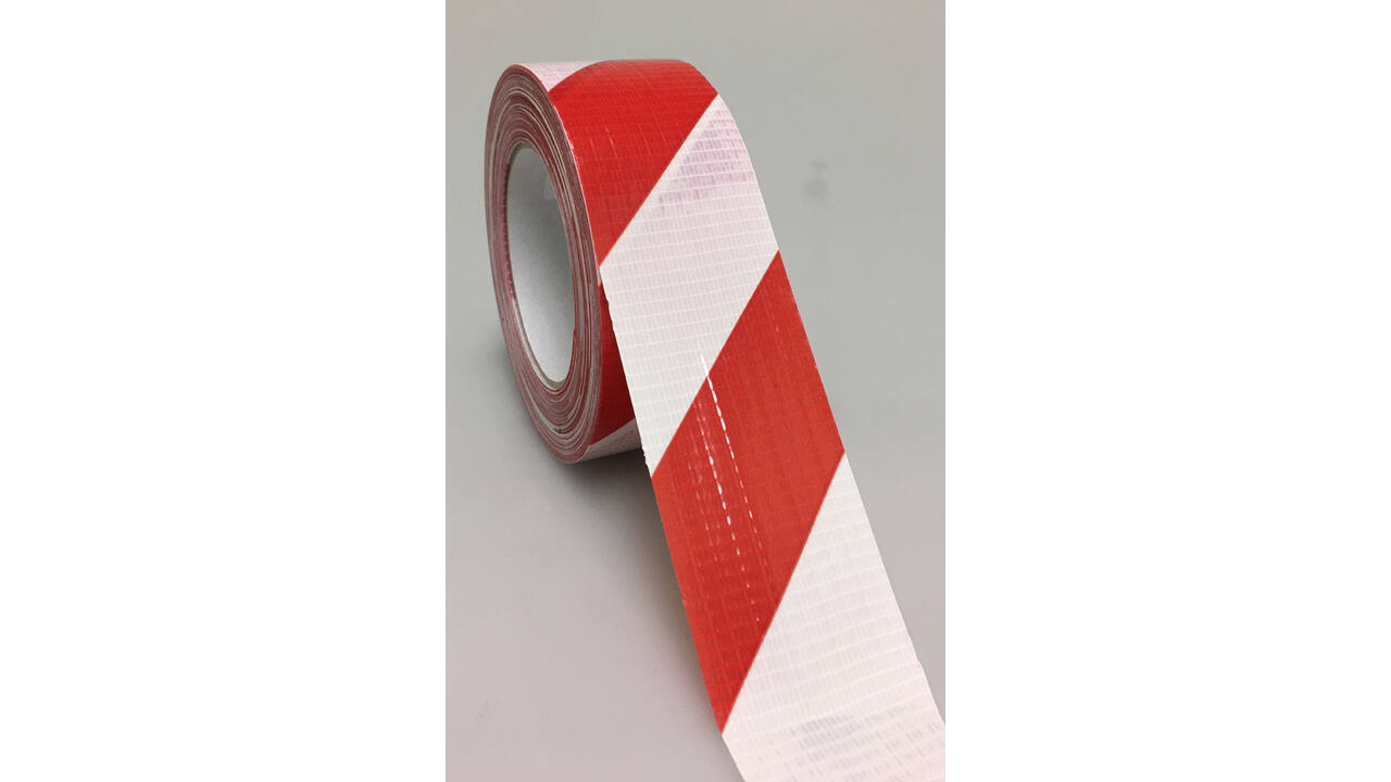 Ducttape rood/wit